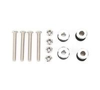 aqxreight Motorcycle Docking Hardware Kit Detachable Sissy Bar Rack | Metal Construction, Resistant, Use Without Saddlebags, Mounting Screws for XL883 Models