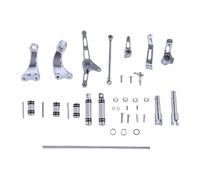 aqxreight Motorcycle Forward Control Foot Pegs Kit (Electroplated)