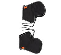 aqxreight Motorcycle Handlebar Gloves with Ventilation Net and Reflective Strips Ox Fabric for Bikes Scooters Snowmobiles Riding Accessories