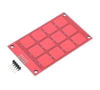 aqxreight MPR121 Touch Keyboard 12 Button Capacitive Keypad with High Sensitivity for Control Touch Panel for Reliable Input for Projects and Custom Systems