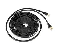 aqxreight Network Cable 10 Gigabit Double Shielded CAT7 8? Twisted Pair Wire Computer Accessories3 Meter Attenuation Gold?plated Has Resistant Plugging 10Gbps High?speed Has a the of (#7)