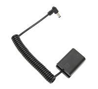 aqxreight NPFW50 DC Coupler Full Decoding Dummy Battery Power Cable Adapter with Spring Connection Line for A7R A7S A7II CONNECTOR Using 0 2 NP-FW50 DC CouplerFW50 CouplerDC Coupler
