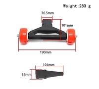 aqxreight Nylon Double Wheel Wheelie Raise Head Bar Replacement for 1/5 8s KRATON/OUTCAST Remote Control Truck Car Update Parts Accessories Wear Tear Withstand Everyday The Head (Red)