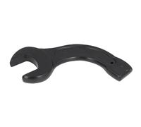 aqxreight Open End Wrench Duty Professional Grade Curved Handle Single Head Steel Wrench for Industrial Maintenance Tight Spaces and Machinery Repair High Carbon Forged Tool (46MM)