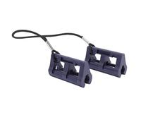 aqxreight Outboard Hydraulic Steering Lock, 4 Inch Boat Motor Steering with Connecting Rope, for Trailering Transport and Docking Protection