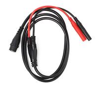 aqxreight P1206 BNC Male Plug to Straight Banana Plug Coaxial Cable Test 100cm Adopted Electronic High Process the for Length Cable 3 Components This 4 Protective BNC Male