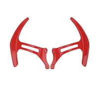 aqxreight Paddle Shifter Extension, 2PCS Shifter Shift Paddle for F12 Style Aluminium Alloy Paddle Shifter Extensions Replacement for 458 Italia Spider (Red)