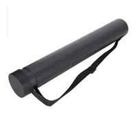 aqxreight Painting Tube for Artists Plastic Storage with Flip Top Telescopic Design for Posters Maps and Art Supplies Drawing Tube for Travel and Organization Matte (Black)