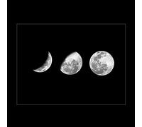 aqxreight Painting W Pictures W Pictures Moon Phases Painting Riml on Art for Home Decorations Living Elevate Ambiance the Our Seamlessly Into Bedrooms (Black 090-5)
