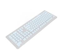 aqxreight PBT Double Layer Translucent Keycaps with High Low Layout for 61 87 104 108 Key Mechanical Keyboards Two Design (Blue)