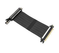 aqxreight PCIE 16X Cable with LED PCI Extension Cord Express Riser Extender Computer Parts 128Gbp/s Deliver 3 the of Material Protective Golden Finger Attenuation Durable and PCI?E ?E