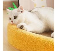aqxreight Pet Cat Scratcher Bowl Large Diameter Integrated Design Rugged Cat Scratching Pad Bed for Home e the Neat and tidy. Pet Scratcher BowlCat Scratching Pad BedCat