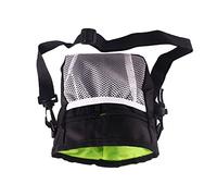 aqxreight Pet Training Bag Multipurpose Large Capacity Foldable Oxford Cloth Pet Snack Pouch for Outdoor Travel Camping Gray Resistant to and Large the Bag Training Is Cloth (Black color)