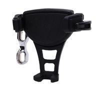 aqxreight Phone Mount Holder, Adjustable Offset Perch Mount with Soft Rubber Padding, for Gold Wing 2018 2024 GL1800 F6B DCT Tour, Fits 4.5 Inches Wide Phones (Silver)