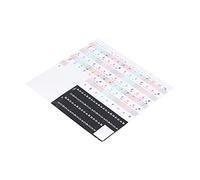 aqxreight Piano Keyboard Sticker Label Useful Note Indication Compatible with 49/61/76/88 Key Instruments for Easy Learning and Practice