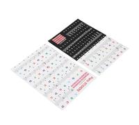 aqxreight Piano Keyboard Stickers for Easy Learning and Note Memorization for Beginners and Kids, Removable Piano Letters for Clear Visibility