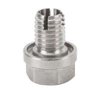 aqxreight Piggyback Oil Drain Plug Premium Stainless Steel Oversize Self Tapping Oil Pan Thread Repair Kit with Flexible Sealing O Ring ：Engine Drain Plug; Thread Slippage (M14.1-1.25x15mm)