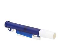 aqxreight Pipette Pump Filler for Plastic and Glass Pipettes 2 Ml Blue to Hand By the Draws Wheel with Liquid Dispenses Rotation Can Contents Dispensed Pump