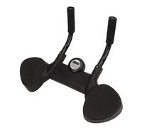 aqxreight Plank Support Trainer with Thickened Elbow Pads Non Slip Design and Timer for Effective Push Up and Abdominal Workouts (Black)