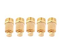 aqxreight Pneumatic Muffler for Noise Control Brass Design Easy Installation for Various Applications 5Pcs G1/2 Muffler Solutions