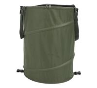 aqxreight Pop Up Trash Can Large 10 Gallon Camping Waste Container with Lid Foldable Portable Utility Bag for Outdoor Picnics Gardening and Travel Accessories (OD Green)