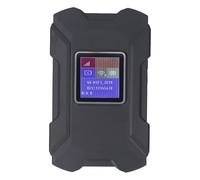 aqxreight Portable 4G LTE Mobile Hotspot with SIM Card Slot for Travel and Business, Supports 32 Devices, Lightweight Design for On-the-Go Internet Access (Black)