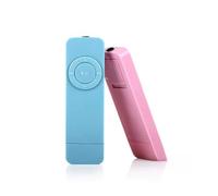 aqxreight Portable Usb Mp3 Music Player Thin Design Rechargeable Lithium Battery Compatible with Car Stereos & Computers (Blue)