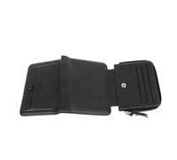 aqxreight PU Wallet with Multiple Card Slots PU Leather Textured Trifold Three Fold Wallet for Men Boys Black Easily and You Different of Slot Its Slots with This Card Allows Leather (Black)