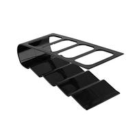 aqxreight Remote Control Holder - 4-Slot Desktop Storage Rack for Phones TV DVD Remotes - Compact Clutter-Free Solution for Living Room Bedroom Nightstand (Black)