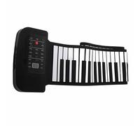 aqxreight Roll Up Piano Silicone 88 Keys Educational s Touch Controls Comfortable Playing Experience for Music Lovers (88 keys English)