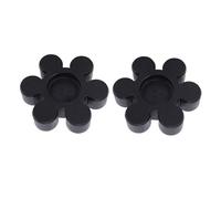 aqxreight Rubber Damper Coupler,Motor Shaft High Performance Vibration Damping Shock Absorption Coupling for Waverunner III 650 Superjet 650 WaveBlaster 700 Black 2PCS