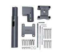 aqxreight RV Ladder Clamp Mount Kit for 0.8-1.97 in Poles, Aluminum Bracket | Compatible with Mini X, Die-cast Aluminum Clamp, Rust-resistant Coating for Outdoor Use, Bottom Cable Entry
