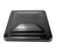 aqxreight RV Roof Vent Cover Replacement for Ventline Models Before 2008 & Style Pin 1994 Onward 14x14 Inch Black PP Material with Metal Bracket for Camping Vehicles RVs T (Black)