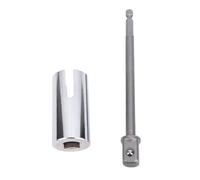 aqxreight Scissor Jack Slotted Drill Bit Adapter, Trailer Drill Bit, RV Adapter, Stainless Steel 5.9-inch with 3/8 Shank for RV, Manual Scissor and C-Type Jacks.
