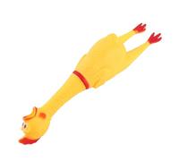 aqxreight Screaming Chicken Toy for Stress Relief Large Rubber Squeeze Toy with Hilarious Squeak Sound, Fun Prank Gag Adults & Dog Pet Toys (Large)
