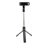 aqxreight Selfie Stick Tripod with Light Portable Phone Tripod Stand Universal Extendable Stainless Steel Selfie Stick with Remote Photos Suitable Video Live and Base