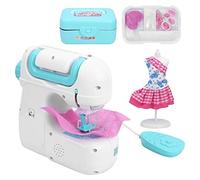 aqxreight Sewing Machine Kit Electric Household Mini Sewing Machine Toy Clothing for Children The Appearance and The Has Makes Materials Which Long Sturdy Life