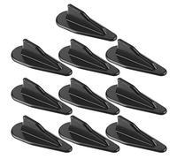 aqxreight Shark Fin Spoiler,10Pcs Universal Black Style Car Roof Shark Fin Spoiler Wing Kit Generator