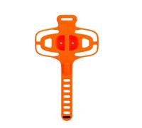 aqxreight Silicone Bike Phone Mount with Strap Universal Shockproof Handlebar Holder for Smartphones, Compatible with Bikes, Scooters, Skateboards (Orange)