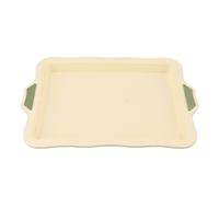 aqxreight Silicone Rectangular Cake Pan Silicone Loaf Pan Silicone Baking Pan Non Stick Easy Demoulding Flat Bottom Design for Even Baking with European-Grade (Small Size(15x10in))