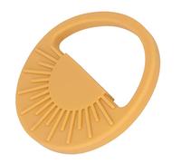 aqxreight Silicone Teether Toy Safe Semi Circular Sun Easy to Hold Infant Molar Teether for Infant003 Yellow Toy is for Grinding Silicone ToyInfant Molar TeetherBaby TeetherTeething (#2)