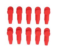 aqxreight - Silicone Terminal Cover, 10PCS Red Silicone Alternator Battery Stud Terminal Protector for 10-2AWG Wire