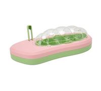 aqxreight Silkworm Observation Box Educational Silkworm Breeding Space Rearing Bucket with Tweezer for Learning Observation Pink Language Nature Giving Children's and Fitting Box (Pink)