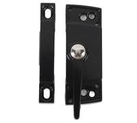 aqxreight Sliding Window Sash Lock with Cam Hook Design Zinc Alloy Construction for Enhanced Home Security Right Black 2 Pack (Black)