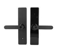 aqxreight Smart Fingerprint Door Handle Lock Keyless Entry with Touch Keypad & Mobile Control Secure 360° Recognition for Home/Office 14.7cm Lock Body Anti-Pry Alarm & Dual Verification