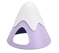 aqxreight Snow Mountain Hamster House ABS Small Pet Bed for Hamsters Guinea Pigs Chinchillas Hideout Decor Easy to Clean (Purple)