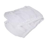 aqxreight Soft Nylon Mesh Bird Seed Catcher Cover Shell Guard Pet Products Includes Elastic At the and Providing Se Around Pe Cover Bird Cover Seed Catcher Bird Cade Seed Catcher (White)