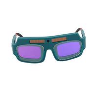 aqxreight Solar Auto Darkening Welding Goggle Arc and Strong Light Dimming Glasses Dark Arc Strikes to Weldi Darkening Welding GoggleWelding GogglesWelding Dimming GoggleSolar Auto