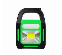 aqxreight Solar Camping Lantern USB Rechargeable 3 in 1 Portable Outdoor Light Emergency Flashlight with High Brightness Wick for Hiking Backyard Power Outages (Green)