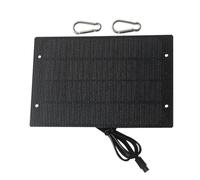 aqxreight Solar Charger with High Efficiency Monocrystalline | 21.5% conversion rate, 1m cable for outdoor use, suitable for camping, lightweight and portable, charges phones and power